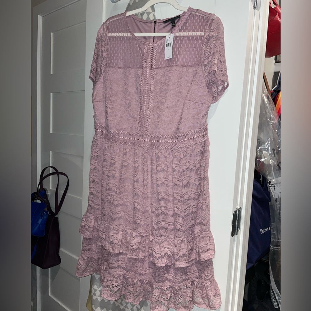 NWT Lilac lace dress from Lane Bryant